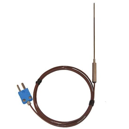 Digi-Sense Hypodermic Thermocouple, 4" L/0.063" Dia 08113-65